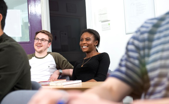 students in a seminar